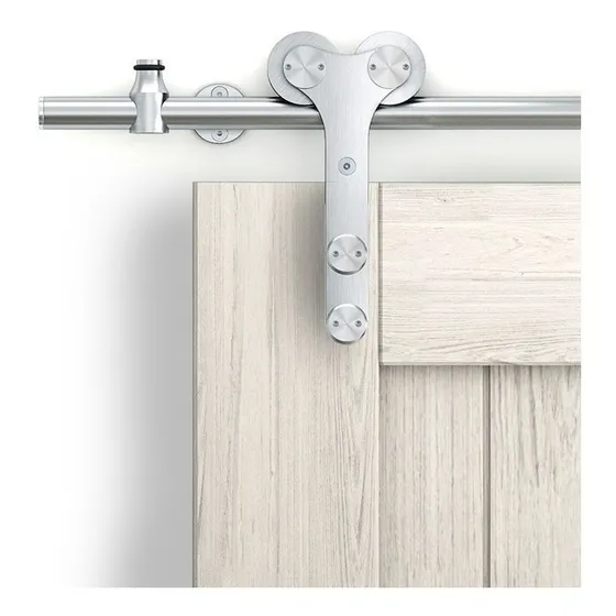 Riel Acero Inoxidable Para Puerta De Madera Mod. 3004 Secura
