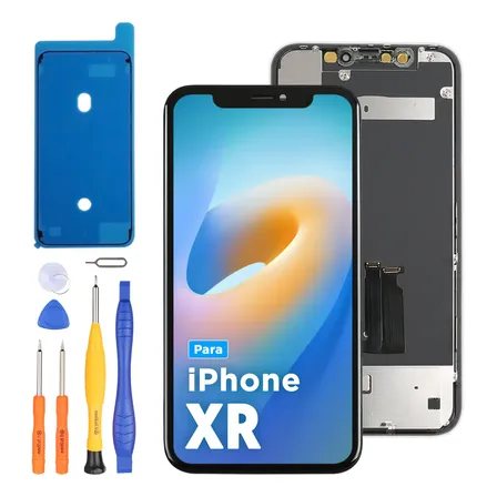 Yodoit Tela Para iPhone XR Oled A1984 A2105 A2106 A2108 Preto