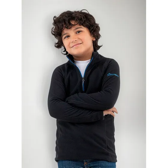 Buzo Micropolar Niños Niñas Alaska Castor Medio Cierre 