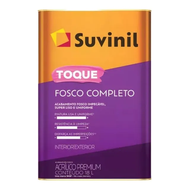 Tinta Parede Suvinil Fosco Lavável 18 E 16 Litros