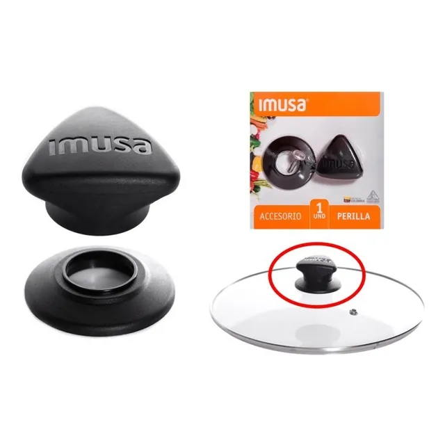 Perilla Para Tapas De Sartenes Imusa 5 Cm Accesorio Original