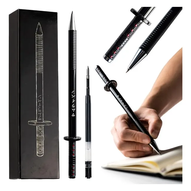 Mini Boligrafo Katana Samurai Sword Anime Unico Genial Suave