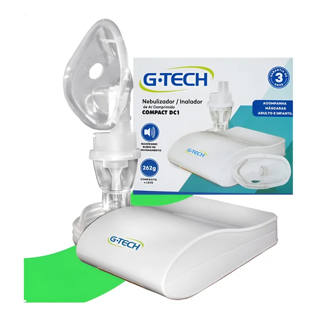 Inalador Nebulizador Compressor Infantil Adulto Bivolt Leve