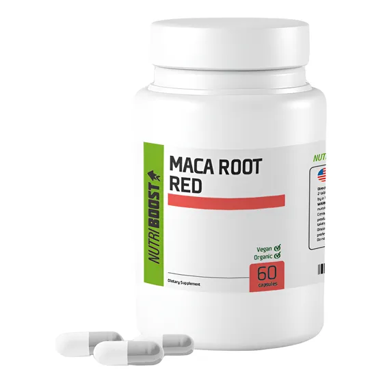 Maca Roja 1000mg 60 Capsulas Libido Stress Menopausia