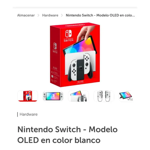 Nintendo Switch Oled - Consola De Juegos