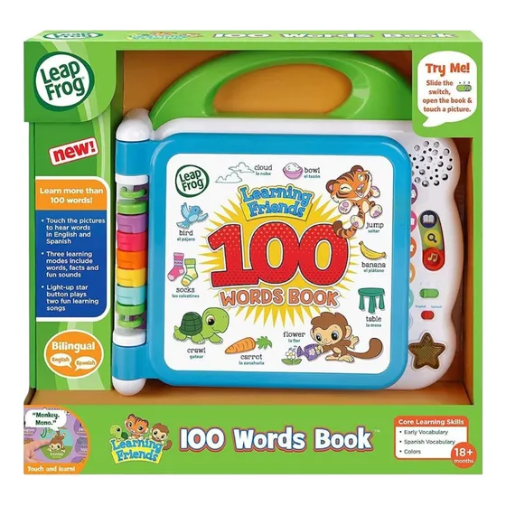 Vtech Libro Interactivo De Animales 100 Palabras