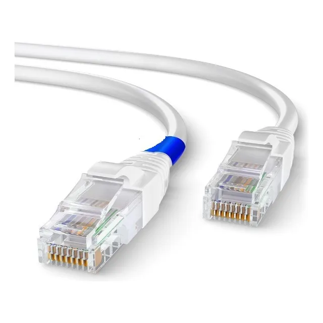 Cable De Red Cat6 6mm Medida 5mt Blanco  Gravity