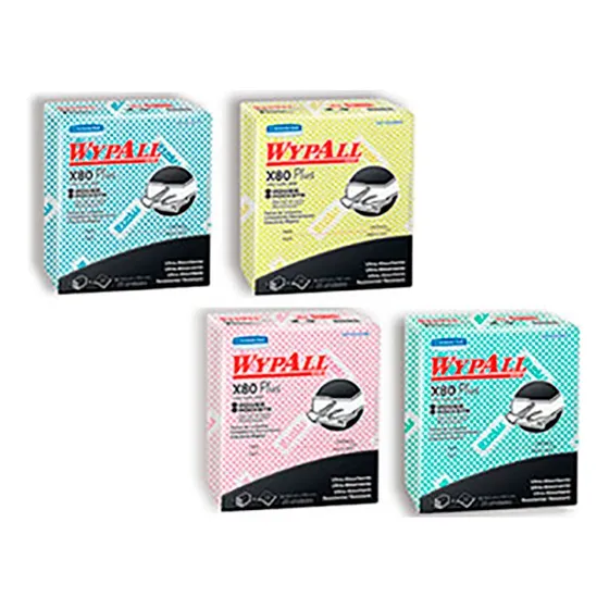 3 Paño Limpieza Reutilizable Pack 4 Und Wypall Twyx80 
