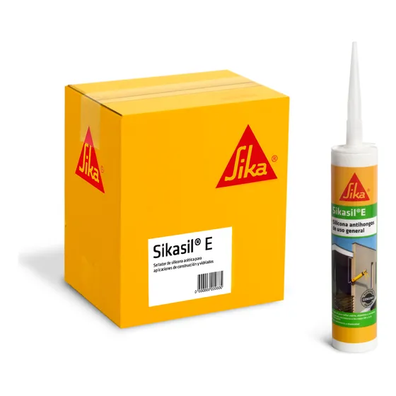 Caja 12 Uni Sellador Flexible Sika Sikasil E 280cc Maria