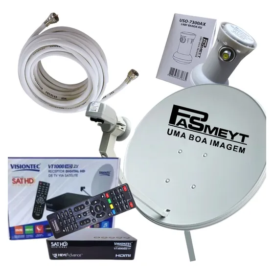 Antena Ku Completa  Com Todos Os Canais Da Parabólica Livre 