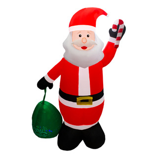 Inflable Navideño Santa Claus Jumbo 4.20 Metros Con Luz Led Inflable Navideño Santa Claus Jumbo 4.20 Metros Con Luz Led