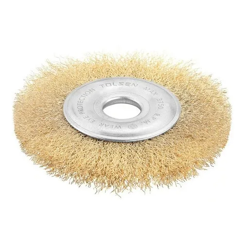 Cepillo De Alambre Tolsen Circular 125mm 22.2mm