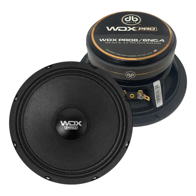 2 Medios Rangos 6.5 PLG Db Drive Wdxpro8/6nc.4 400w Wdx Pro Color Negro