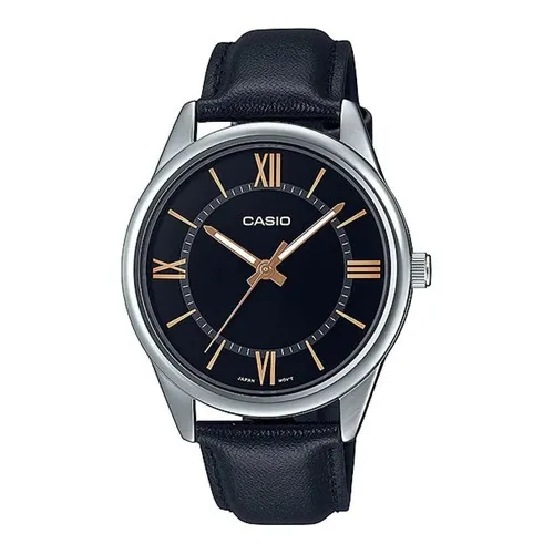 Reloj Casio Caballero/ Hombre (mtp-v005l-1b5udf)correa Cuero Color de la correa Plateado Color del bisel Plateado Color del fondo Negro