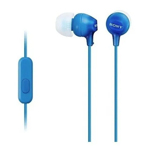 Audifonos Sony Azules Comodos Mdr-ex15lpblu In Ear Color Azul