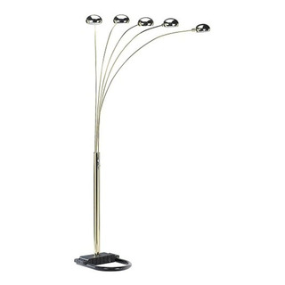 Ore International 6962g 5arm Arch Lampara De Pie Con Dimmer Ore International 6962g 5arm Arch Lampara De Pie Con Dimmer