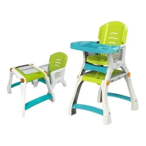 Silla Alta Prinsel Caddy 2 En 1 Verde