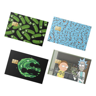 4pz Stickers Cover Tarjeta Skin Calcomania Rick Y Morty 4pz Stickers Cover Tarjeta Skin Calcomania Rick Y Morty