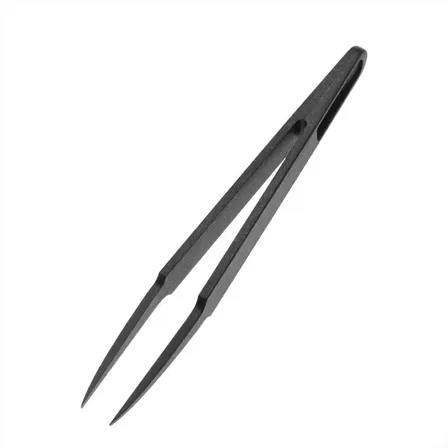 Pinza Antiestática, Fibra Carbono 93393, Uso En Electrónica