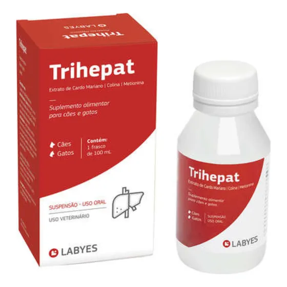 Suplemento Alimentar Trihepat 100ml - Cães E Gatos - Labyes