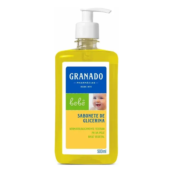 Sabonete líquido de glicerina bebê tradicional 500ml Granado