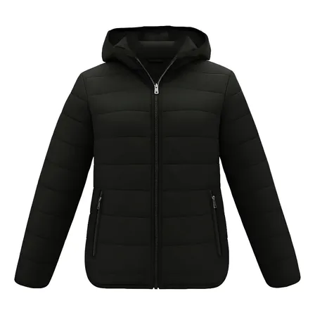 Chamarra Mujer Teens Ultraligera Chaqueta Gorro Casual Dama