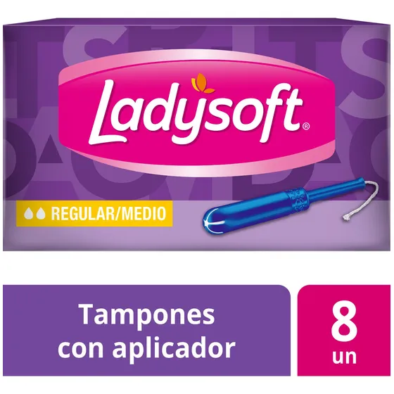 Tampones Ladysoft Absorción Regular 8un