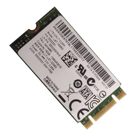 Disco Sólido Interno Ssd Interno M2 16gb Lst-16s9g Cor Verde