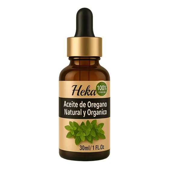 Aceite De Orégano Heka 100% Orgánico Natural Antibacteriano