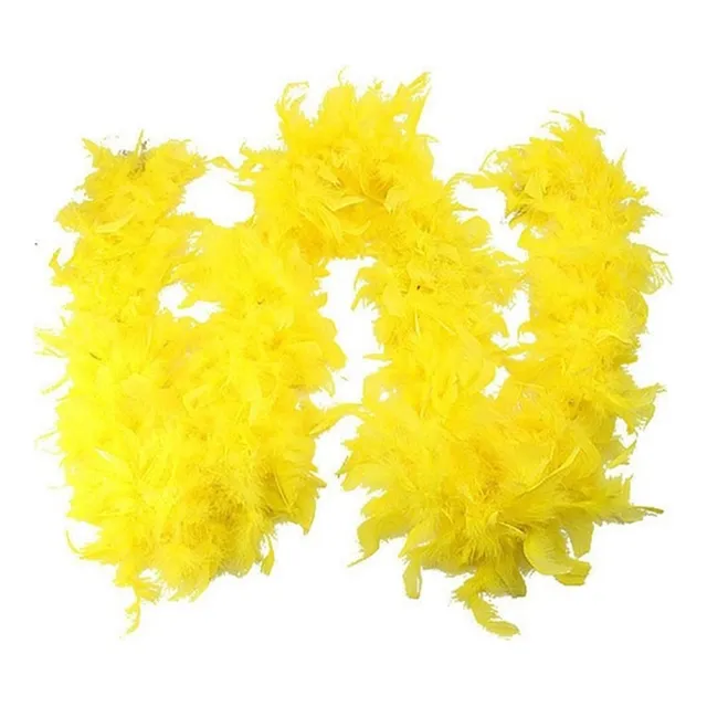 Bufanda De Calidad Pluma Blanca Boa Flapper Despedida De Sol