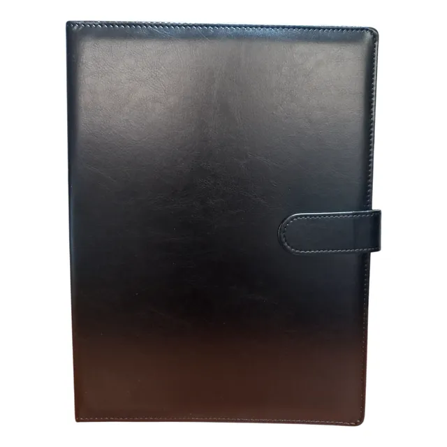 Carpeta Ejecutiva De Broche En Semi Cuero