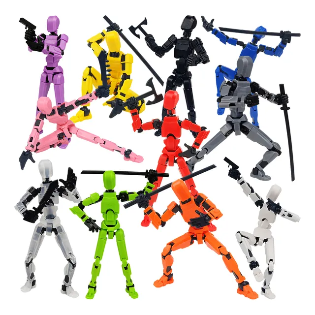 Boneco Multi Articulado 3d Robot Figure Posições Brinquedos