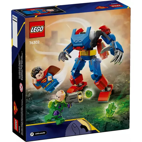 Armadura Robótica Lego Dc Do Superman Vs. Lex Luthor 76302 Quantidade de peças 120 Versão do personagem Super Heróis DC