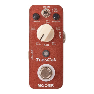 Pedal De Efecto Mooer Trescab Guitarra Simulador De Gabinete Pedal De Efecto Mooer Trescab Guitarra Simulador De Gabinete