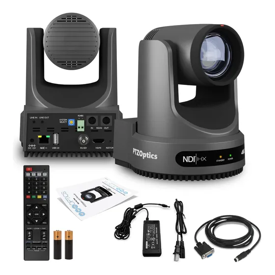 Ptzoptics Move 4k Sdi Hdmi Usb Ip Ptz Camara Zoom Optico 12x