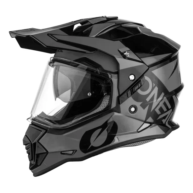 Casco O'neal Sierra R Negro Y Gris Policarbonato/abs Unisex