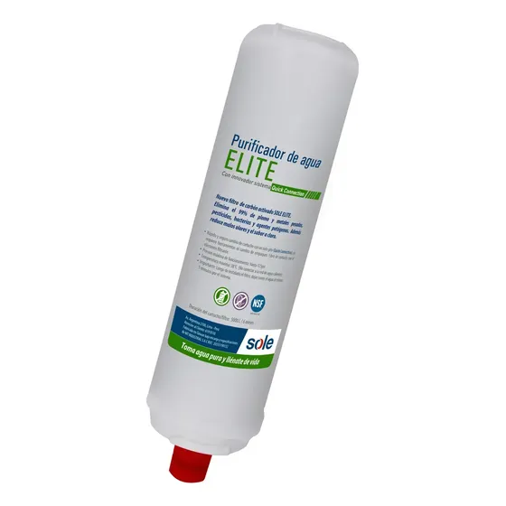 Sole Cartucho Repuesto Para Purificador Elite - Filsol004v2 Color Blanco | Cuotas sin interés