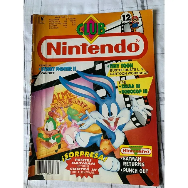 Revista Club Nintendo 12 De Coleccion Vintage Negociable