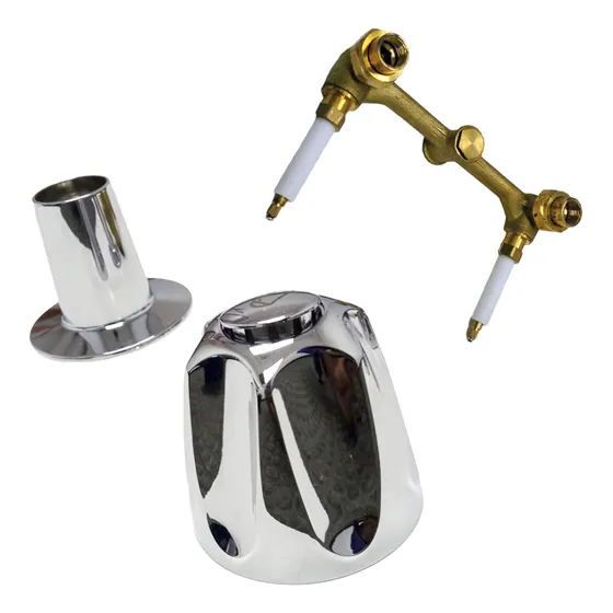 Grifería Para Ducha Cromada Manilla Metálica. Fermetal
