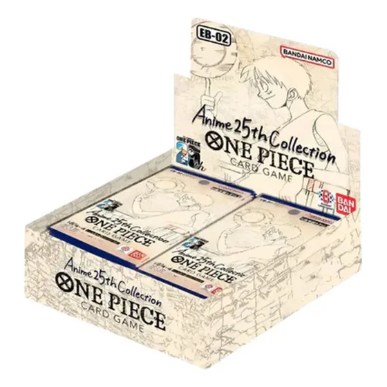 Tcg One Piece Anime 25th Collection Booster Box Original One Piece Anime 25th Collection Inglés