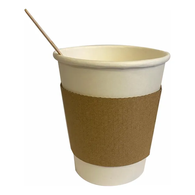 Faja Térmica P/vaso 12-16 Oz. 360-480ml Bebida Caliente 50u.