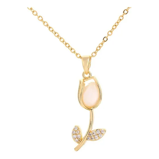Collar De Tulipan, Collares Para Mujer, Tulipan, Joyeria