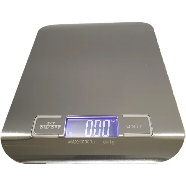 Balanza De Cocina Digital Comida Reposteria 10 Kg Acero Tara