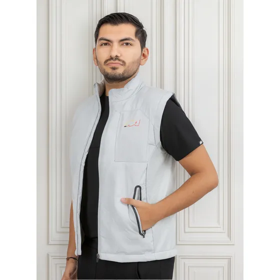 Chaleco New Athletic Yesca Gris Claro Hombre