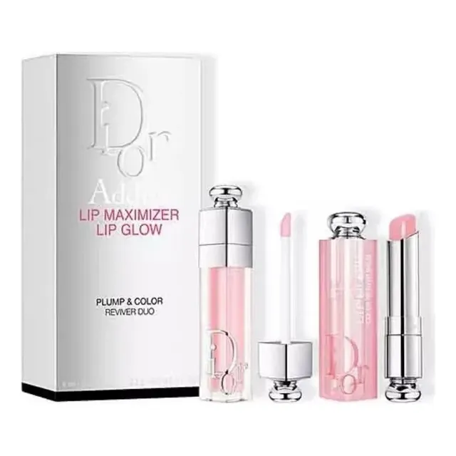 Set Labial Set Travel Duo Lip Glow + Kit Maximizador De Labi