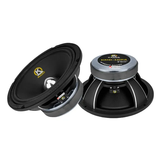 Par De Medios Rangos 10 Krack Audio 600w Open Alta Potencia