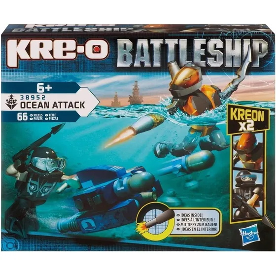 Lego Kreo Batalla Naval Submarino Hasbro Niños Juego