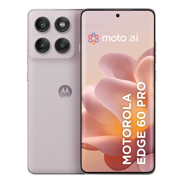 Smartphone Motorola Edge 60 Pro 5g - 512gb 24gb (12gb Ram+12gb Ram Boost) Tela Quad-curve Moto Ai 50mp Sony Camera Ultrarresistencia Militar Ip68 + Ip69 - Rosa