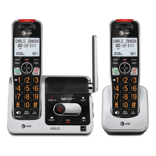 Teléfono Inalámbrico At&t Bl102-2 Dect 6.0 De 2 Auriculares Teléfono Inalámbrico At&t Bl102-2 Dect 6.0 De 2 Auriculares