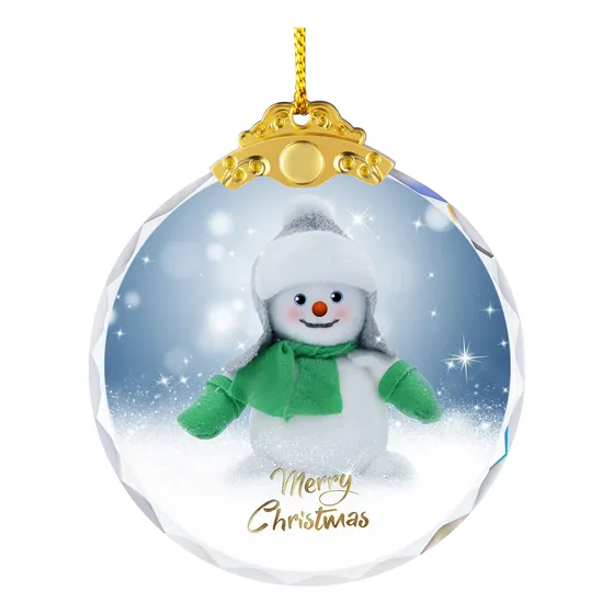 Brillante Adorno Colgante Muñeco Nieve Navidad 2023 Para